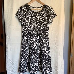 Black and cream maison Jules dress